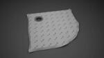 Radaway Sistem de dus fara cadita, Radaway RadaDrain semirotunda 80 x 80 cm cu rigola (5AK0808,5K01,5SK1)