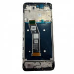 Motorola Moto G24 (2024), XT2423-1, XT2423-2, G24 Power előlap keret, lcd kijelző és érintőpanel, fekete (OEM)