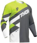 Thor Bluza Motocross/Enduro Thor Sector Checker gri/verde fluorescent