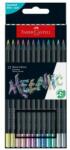 Faber-Castell Black Edition színesceruza készlet - 12 darabos - metál színek (JS-116415) - lurkojatek
