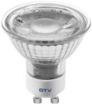 GTV LED fényforrás, SMD2835, GU10, 5W, 400lm, 43mA, 3000K, 38°, 230V/AC, szilikon borítás (GTV-LD-SZ5010-30) (GTV-LD-SZ5010-30)