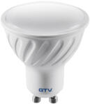 GTV LED fényforrás, GU10, SMD2835, 7, 5W, 570lm, 65mA, 4000K, 120°, 230V/AC, műanyag házzal (GTV-LD-PC7510-40) (GTV-LD-PC7510-40)
