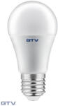 GTV LED fényforrás, E27, normál forma, SMD2835, 6W, 470lm, 52mA, 3000K, 160°, 230V/AC (GTV-LD-PC2A60-6W) (GTV-LD-PC2A60-6W)