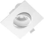 GTV LED mélysugárzó lámpatest, VOLARE, 10W, 800lm, négyzet, melegfehér, 3000K, IP20, 38fok, 175-250V/AC, 50/60H (GTV-LD-VLRKW1038-CB) (GTV-LD-VLRKW1038-CB)