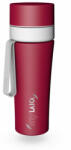  myLAICA vízszűrő kulacs FAST DISK szűrővel, matt piros színben, rozsdamentes acél, szilikon pánttal, 0, 55 liter (BR70B06)