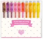DJECO 10 db-os mini zselés toll készlet cukorka színekben