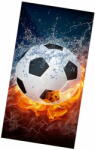  EXCELLENT Strandtörülköző 70x140 cm - Futball labda/tűz