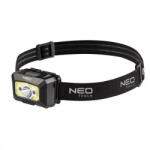 NEO TOOLS Tools Fejlámpa USB 250 lm COB LED + egy mozgásérzékelő
