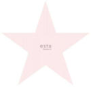  Óriási ötágú csillag motívum fehér és rózsaszín tónus gyerekszobai falpanel (158851)