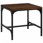 vidaXL Barna tölgyszínű szerelt fa kisasztal 40x40x35 cm (819410) - plaza8