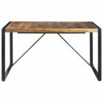 vidaXL Paliszander felületű tömör fa étkezőasztal 140 x 140 x 75 cm (321574) - plaza8