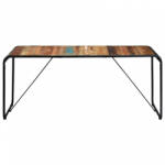 vidaXL Tömör újrahasznosított fa étkezőasztal 180 x 90 x 76 cm (247862) - plaza8