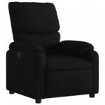 vidaXL Fekete szövet dönthető fotel (373412) - plaza8