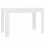 vidaXL Fehér forgácslap étkezőasztal 120 x 60 x 76 cm (800432) - plaza8