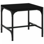 vidaXL Fekete szerelt fa kisasztal 40x40x35 cm (819402) - plaza8