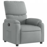 vidaXL Világosszürke szövet dönthető fotel (373410) - plaza8