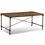 vidaXL Tömör újrahasznosított fa étkezőasztal 180 cm (243995) - plaza8