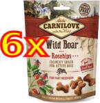 CARNILOVE Dog Crunchy Snack Vaddisznóhús - Csipkebogyó 6 x 200 g ( Wild Boar - Rosehips )