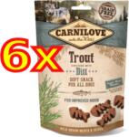 CARNILOVE Semi Moist Snack Pisztráng - Kapor 6 x 200 g ( Trout - Dill )