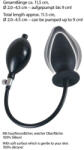 ORION True Black Inflatable Dildo Butt Plug (11, 5 cm) (4024144522354) Dildo