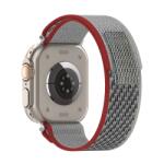 Techsuit Curea pentru Apple Watch 1/2/3/4/5/6/7/8/9/SE/SE 2/Ultra/Ultra 2 (42/44/45/49mm) - Techsuit Watchband (W039) - Red / Gray (KF2313125)