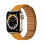 Techsuit Curea dama pentru Apple Watch 1/2/3/4/5/6/7/8/9/SE/SE 2/Ultra/Ultra 2 (42/44/45/49mm) - Techsuit Watchband (W035) - Orange (KF2310844)