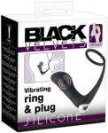 Black Velvets Vibrating Ring & Plug (4024144608560)