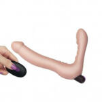 Ijoy Love Toy Strap-on din silicon pentru femei cu vibratii si fara curea IJOY Strapless Strap-on (6970260907231)