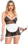 Leg Avenue Roleplay Seductive French Maid, black & white, Leg Avenue - S/L (714718452555)