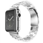 Techsuit Curea pentru Apple Watch 1/2/3/4/5/6/7/8/9/SE/SE 2 (38/40/41mm) - Techsuit Watchband (W036) - Silver (KF2317525) - casacuhuse