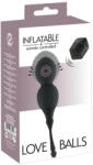 ORION Ou vibrator gonflabila si 7 moduri de vibrație Inflatable + Remote Control Love Balls (4024144638543)