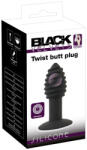 Black Velvets Twist Butt Plug (10, 7 cm) (4024144560349)