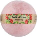 Folk&Flora Bombă de baie cu merișoare - Folk&Flora Bath Bombs 130 g