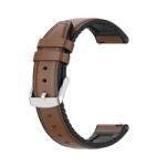 Techsuit Curea pentru Samsung Galaxy Watch 4/5/Active 2, Huawei Watch GT 3 (42mm)/GT 3 Pro (43mm) - Techsuit Watchband 20mm (W007) - Brown (KF239519) - casacuhuse