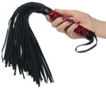 LOVETOY Whip Me Baby Leather Whip, Black/Red (6970260902434)