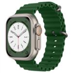 Techsuit Curea pentru Apple Watch 1/2/3/4/5/6/7/8/9/SE/SE 2 (38/40/41mm) - Techsuit Watchband (W038) - Army Green (KF2310820)
