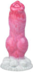 Animalorny Bulldog - vibrator penis câine - 17 cm (roz) (3662811427161) Dildo