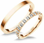 Úristen, házasodunk! Uh9037rb Karikagyűrű Gyémánt Kövekkel