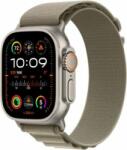 Apple Watch Ultra 2 GPS + Cellular 49mm titántok, olíva alpesi pánt (L) (MRF03FD/A)