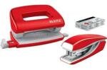 Leitz WOW 10 lap piros mini tűzőgép és lyukasztó szett (LEITZ_55612026) (LEITZ_55612026)