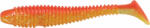 Rapture Ribbed Swing Shad 4cm Flame Yellow Plasztik Csali 14db (188-00-992)