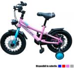  Bicicleta copii, roti ajutatoare, aparatori roti, scaun reglabil, roti 14 inch, diverse culori RB38539