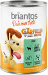 Briantos briantos Delicious Paté The Garfield Movie Ediție specială - Miel și morcovi (400 g)