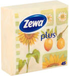 Zewa Plus napraforgó mintás szalvéta - 1 rétegű, 33x33cm, 45db