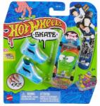 Mattel Set mini placa skateboard cu pantofi, Hot Wheels, Food Style, HVJ83
