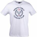 Monte-Carlo Férfi póló Monte-Carlo Country Club Silkscreen Print T-Shirt - white