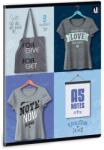 Ars Una Füzet A/5 kockás ARS UNA 40lap Shirt (93147941)