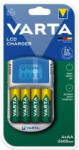 VARTA 2600mAh 4db AA tölthető ceruza elem+LCD töltő 57070 (Varta-57070-4-2600)