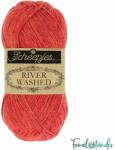 Scheepjes River Washed 946 Mississippi - narancs-rózsaszín