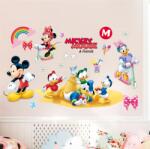 Disney Falmatrica gyerekszobába - Mickey egér, Minnie egér, Donald kacsa, Daisy kacsa